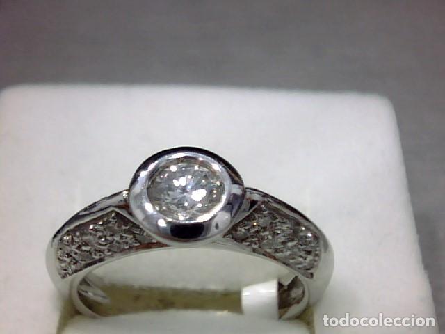 Joyeria: ANILLO ORO BLANCO 18 KL Y DIAMANTES - Foto 5