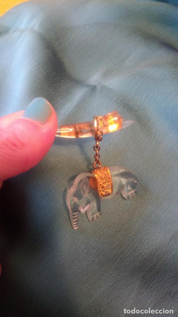 Joyeria: BROCHE MODERNISTA DE ELEFANTE DE CELULOIDE - Foto 3