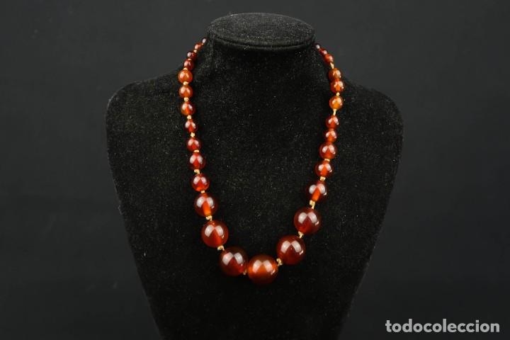 Joyeria: Antiguo Collar de Baquelita Comprobado - Foto 7