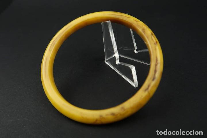 Joyeria: Antiguo Brazalete de Baquelita Comprobado - Foto 6