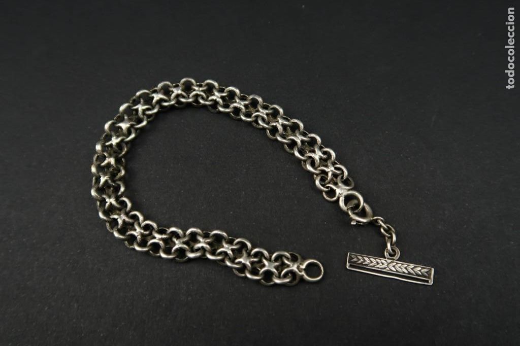 Joyeria: Antigua Pulsera de Plata - Foto 1