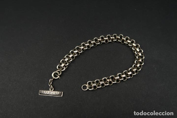 Joyeria: Antigua Pulsera de Plata - Foto 5