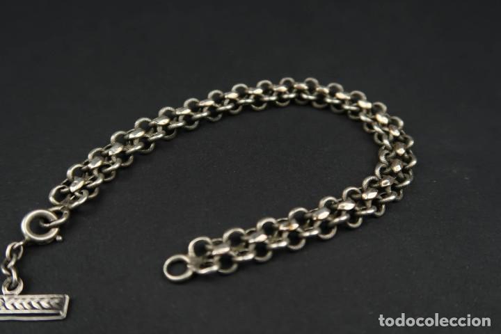 Joyeria: Antigua Pulsera de Plata - Foto 6