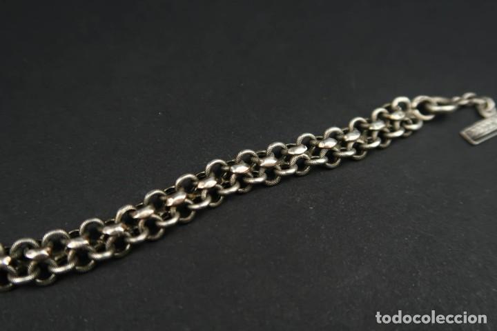 Joyeria: Antigua Pulsera de Plata - Foto 8