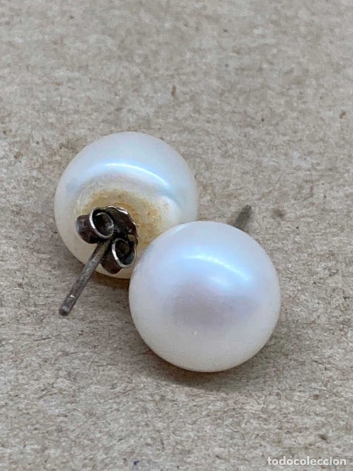 Joyeria: Pendientes de plata y perlas /P197 - Foto 1