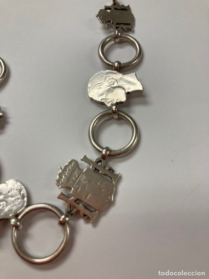 Joyeria: Pulsera de plata hecha de monedas - Foto 4