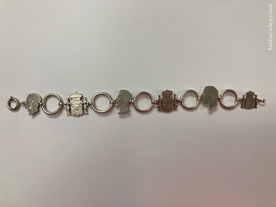 Joyeria: Pulsera de plata hecha de monedas - Foto 1