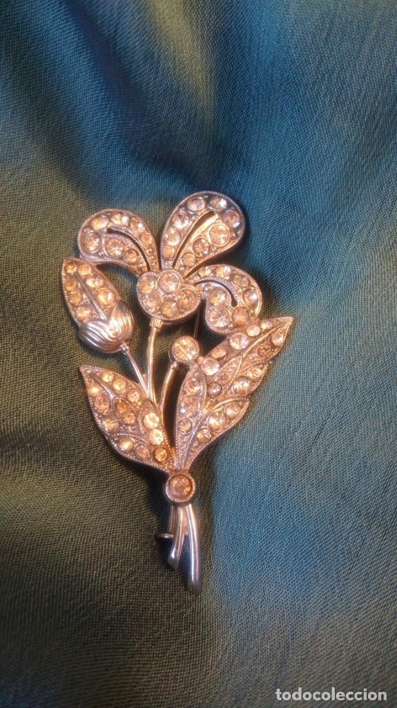 Joyeria: BROCHE ANTIGUO FLOR DE LIS CON PEDRER&Iacute;A - Foto 13
