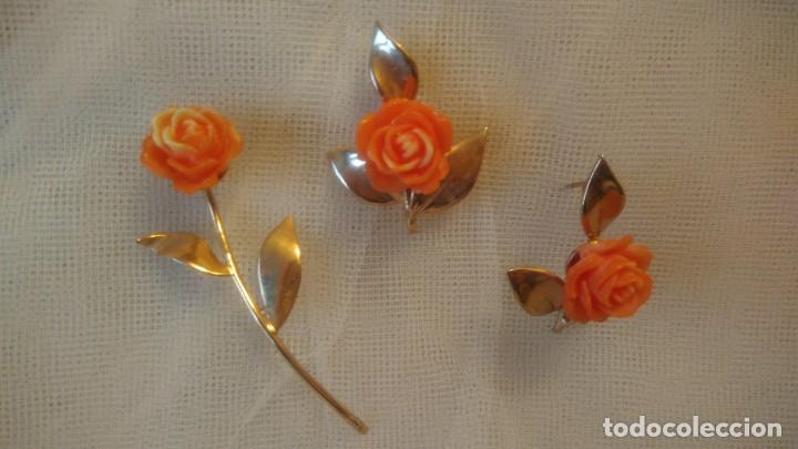 Joyeria: CONJUNTO DE 3 BROCHES ANTIGUOS - Foto 3