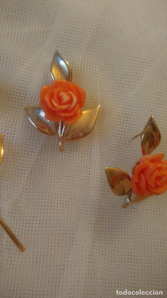 Joyeria: CONJUNTO DE 3 BROCHES ANTIGUOS - Foto 5