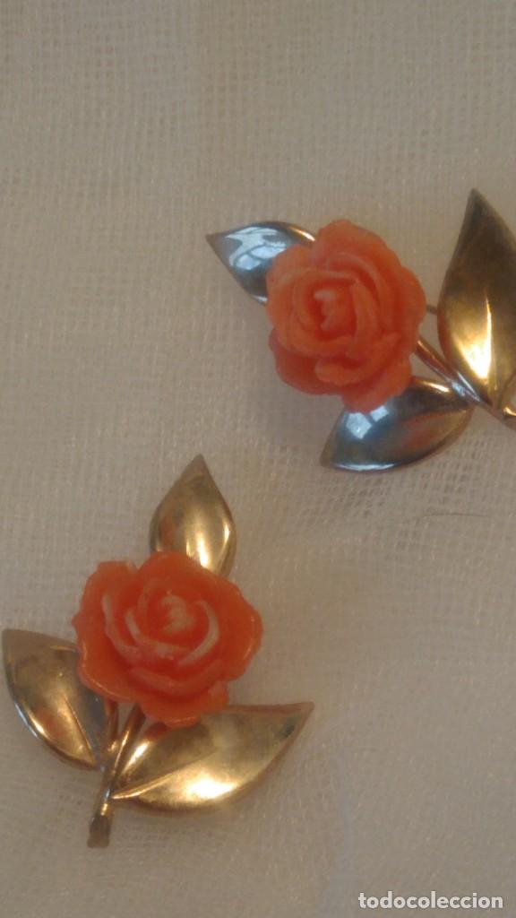 Joyeria: CONJUNTO DE 3 BROCHES ANTIGUOS - Foto 7
