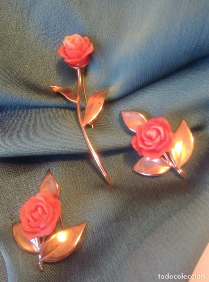 Joyeria: CONJUNTO DE 3 BROCHES ANTIGUOS - Foto 18