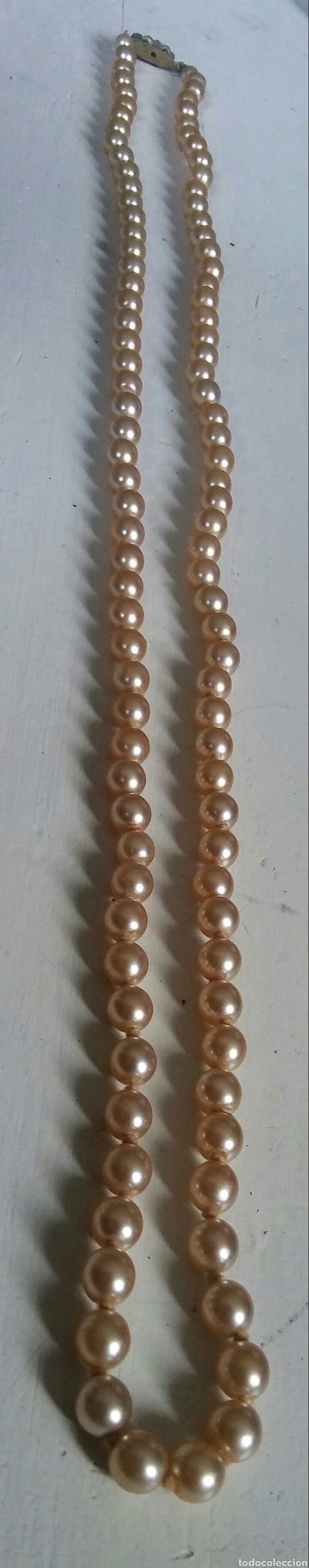 Joyeria: Perlas amarillas o cream - vintage - Foto 3