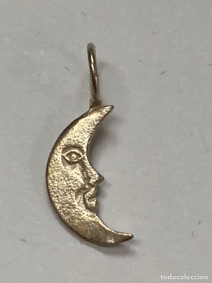 Joyeria: Colgante de plata de medialuna - Foto 1