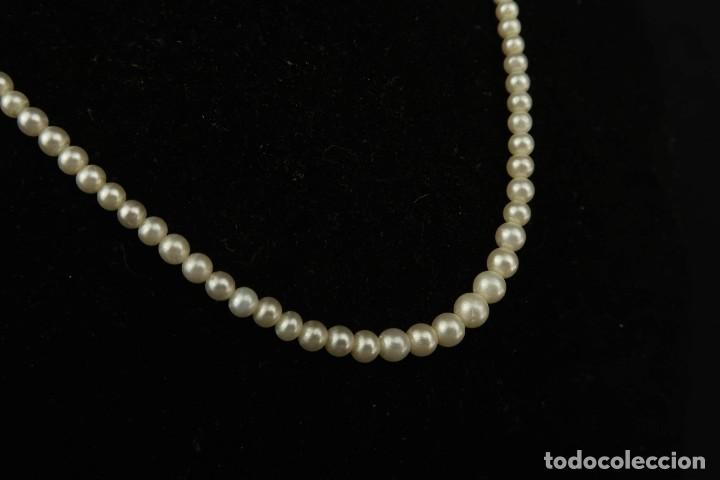 Joyeria: Antiguo Collar Bisuteria Cierre Plata - Foto 16