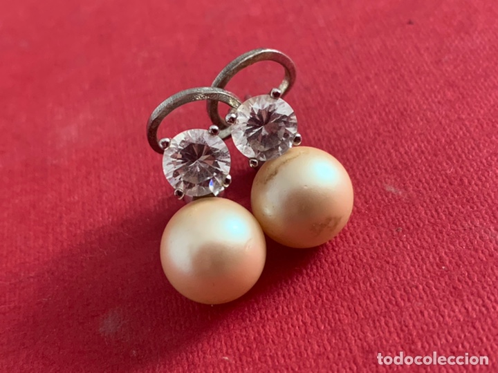 Joyeria: Preciosa pareja de pendientes de plata - Foto 2