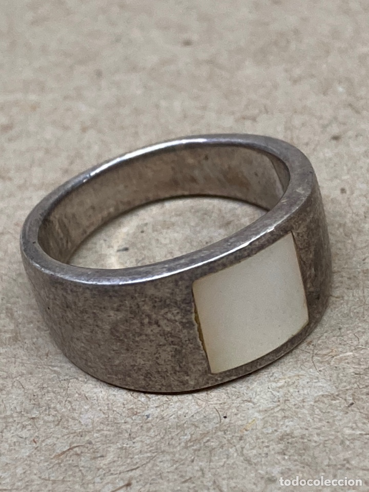 Joyeria: Anillo de plata y n&aacute;car /SORT 04 - Foto 1