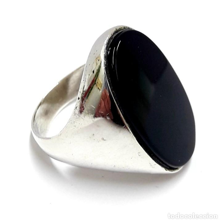 Joyeria: GRAN SORTIJA VINTAGE EN PLATA DE LEY - Foto 3