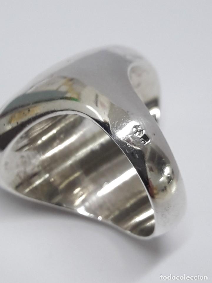 Joyeria: GRAN SORTIJA VINTAGE EN PLATA DE LEY - Foto 4