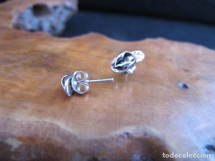 Joyeria: Pendientes de plata forma de chancleta - Foto 2