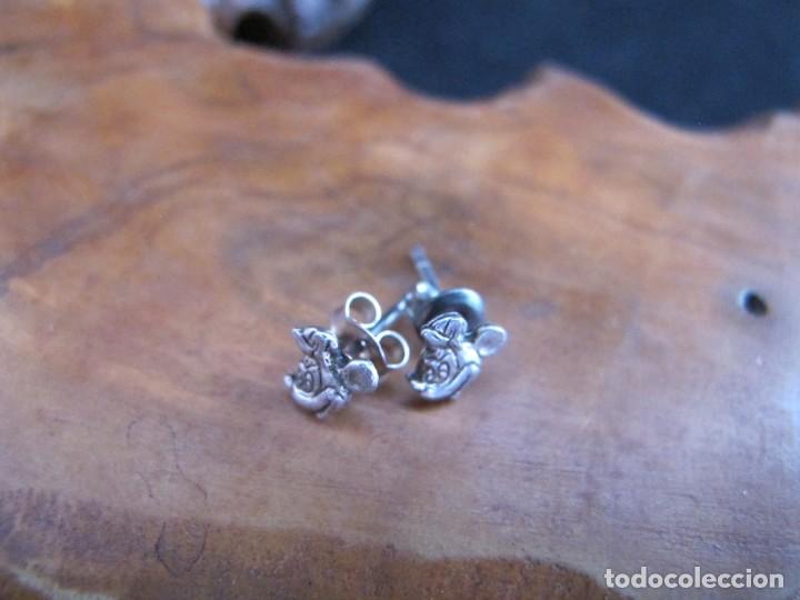 Joyeria: Pendientes de plata cara mickey mouse - Foto 2