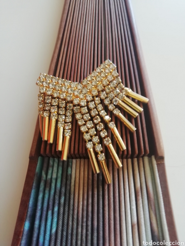 Joyeria: BROCHE CHAPADO ORO CON CIRCONIOS. AUSTRIA. VINTAGE - Foto 3