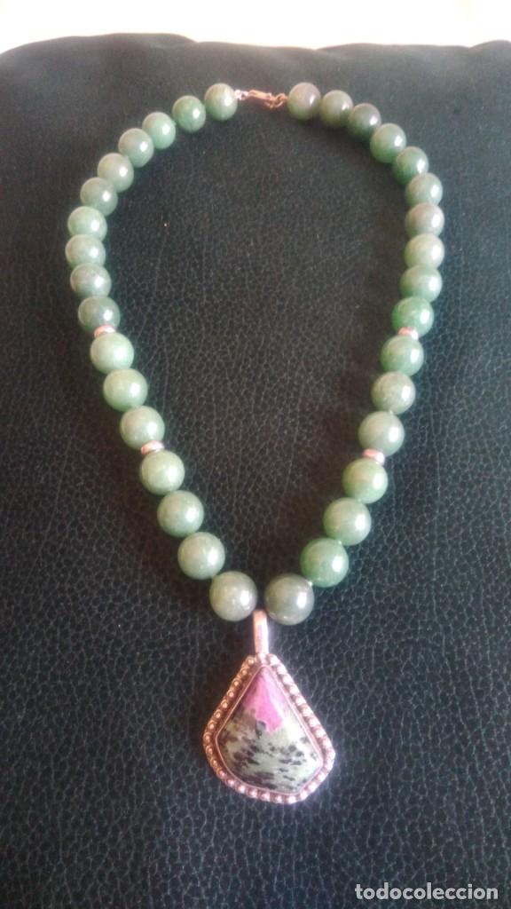 Joyeria: PRECIOSO COLLAR DE PIEDRA Y PLATA - Foto 1