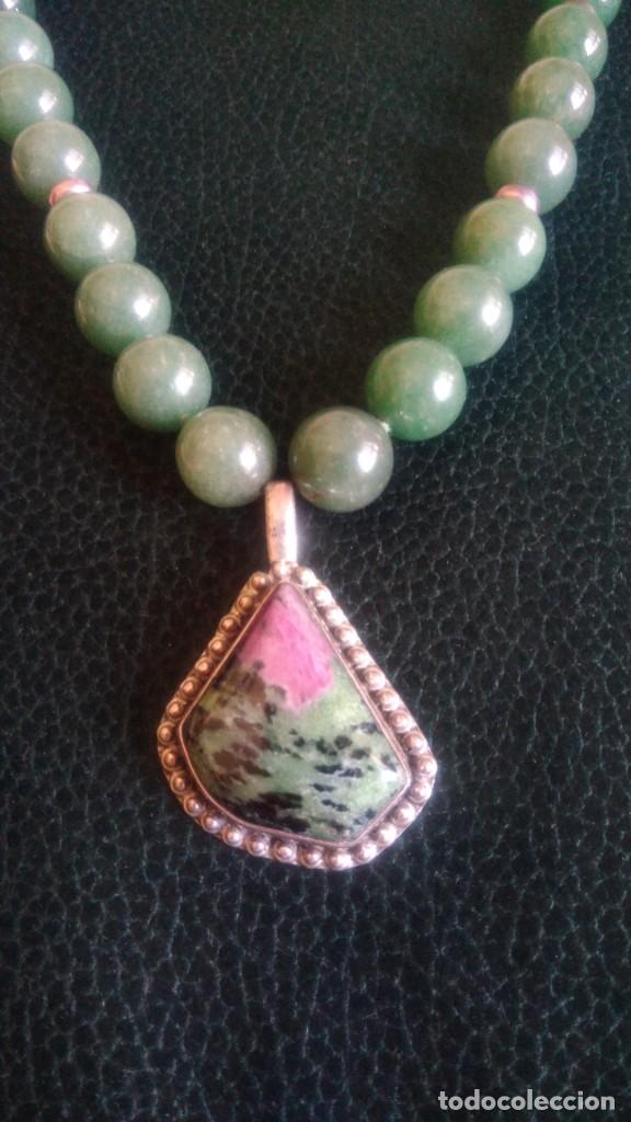 Joyeria: PRECIOSO COLLAR DE PIEDRA Y PLATA - Foto 2