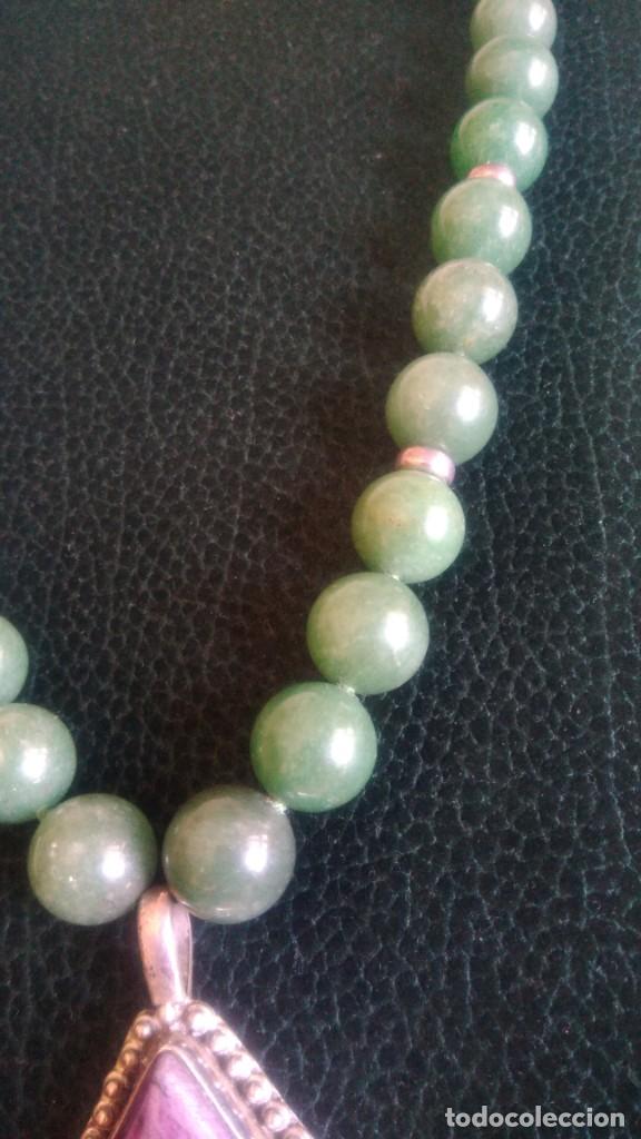 Joyeria: PRECIOSO COLLAR DE PIEDRA Y PLATA - Foto 3