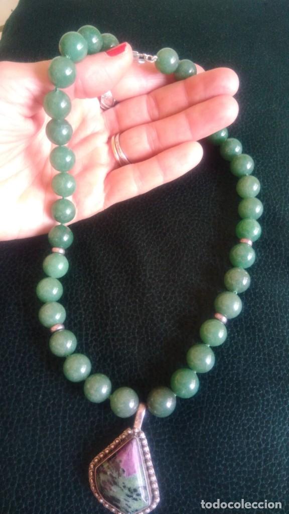 Joyeria: PRECIOSO COLLAR DE PIEDRA Y PLATA - Foto 7