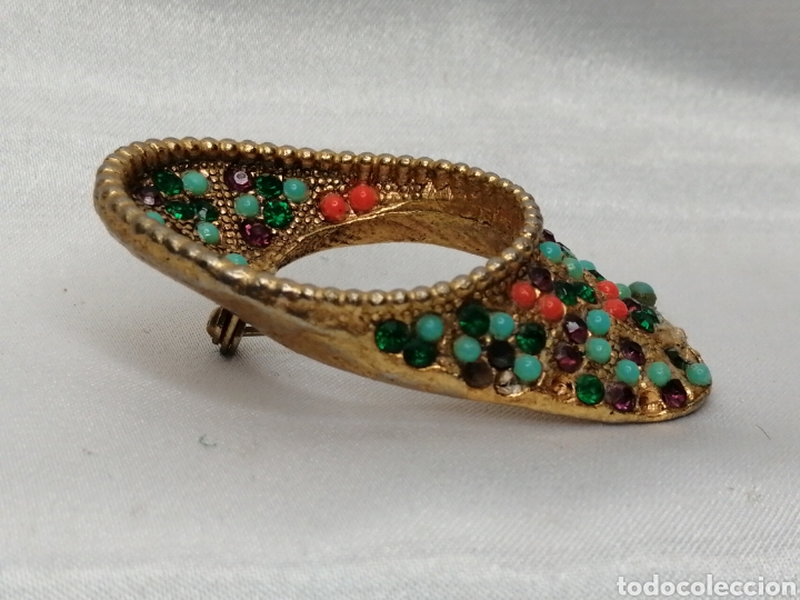 Joyeria: Broche metal dorado vermeil - Foto 2