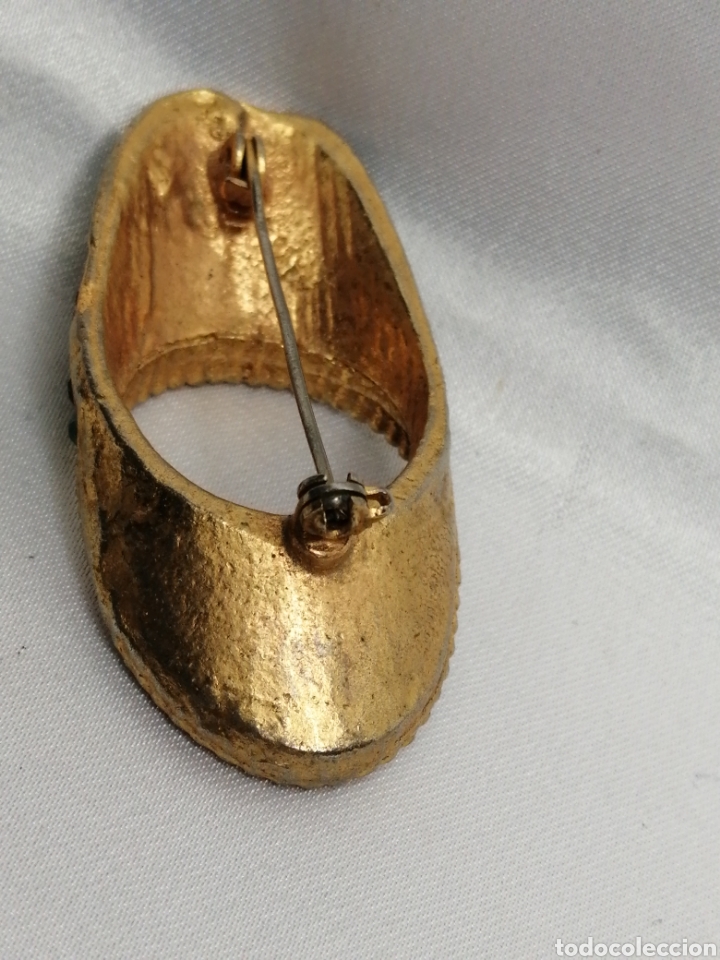 Joyeria: Broche metal dorado vermeil - Foto 3