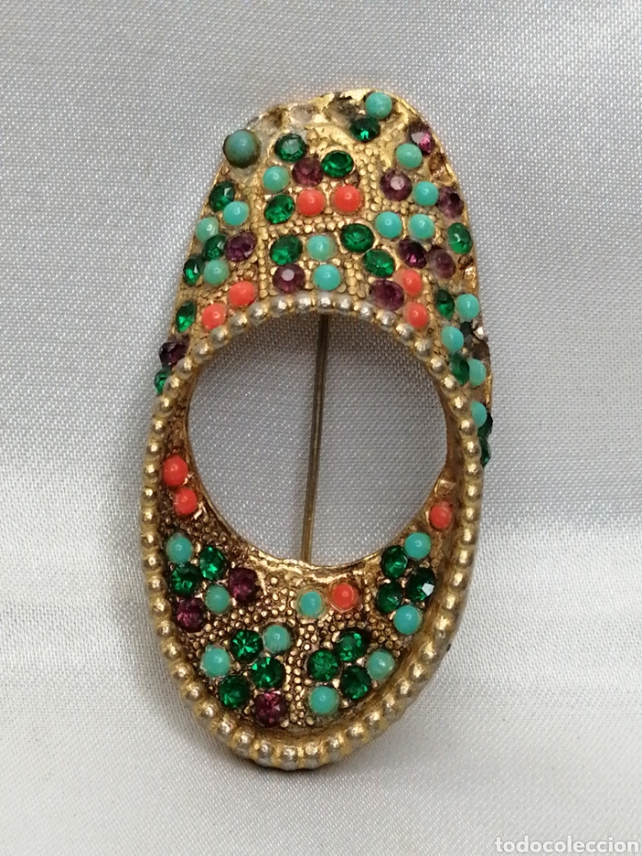 Joyeria: Broche metal dorado vermeil - Foto 4