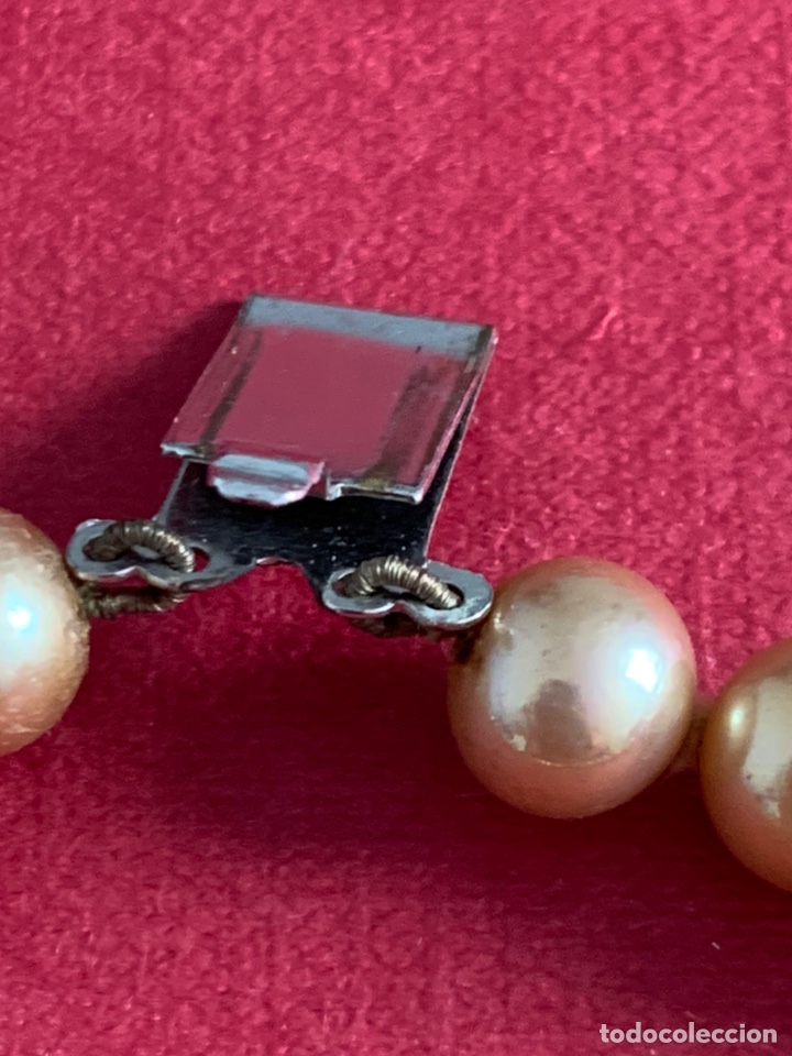 Joyeria: Antigua pulsera de perlas - Foto 6