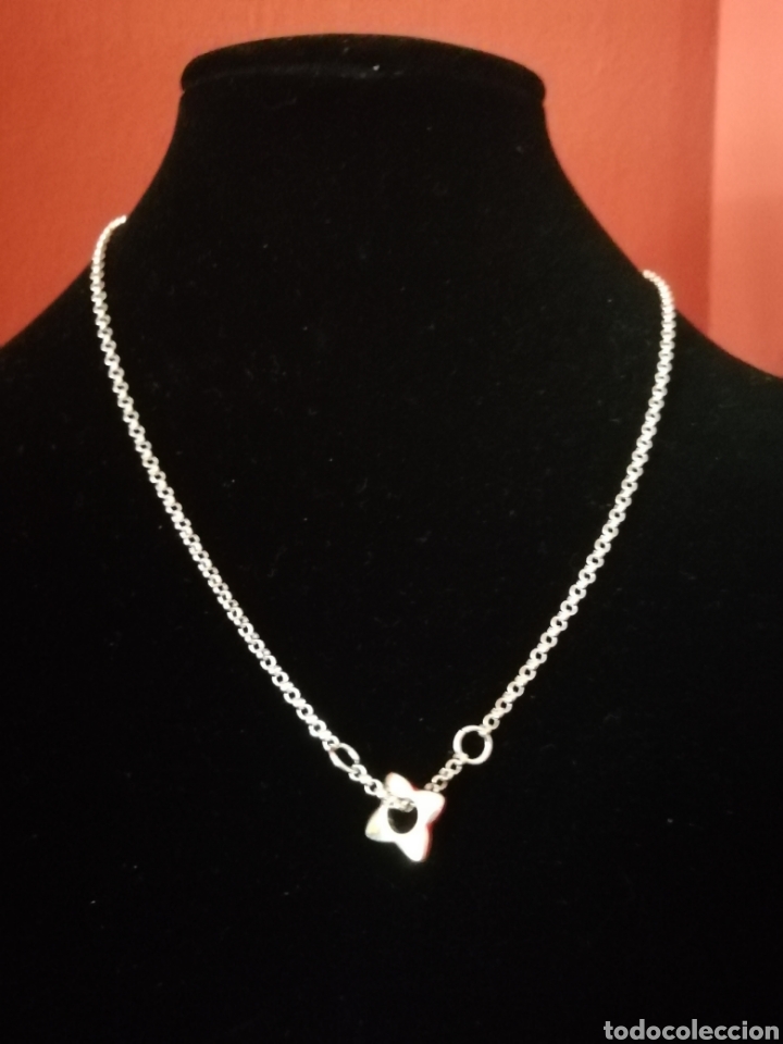 Joyeria: GARGANTILLA DE PLATA DE LEY. FLOR.ESMALTE - Foto 3