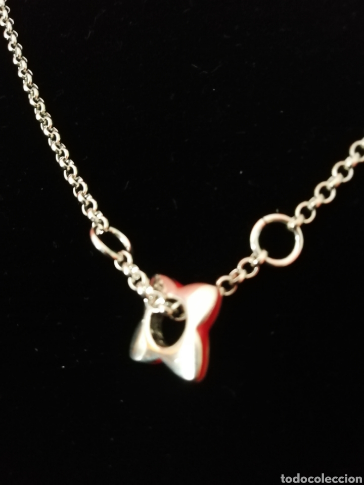 Joyeria: GARGANTILLA DE PLATA DE LEY. FLOR.ESMALTE - Foto 1