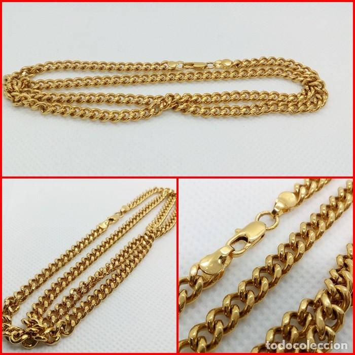 Joyeria: CADENA DE ACERO DORADA 5MM X 50CM - Foto 1
