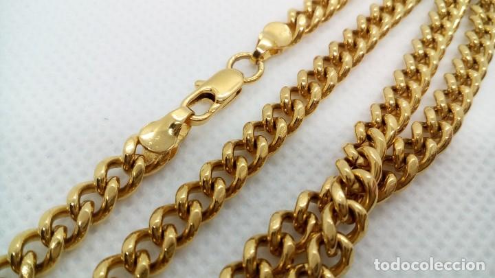 Joyeria: CADENA DE ACERO DORADA 5MM X 50CM - Foto 3