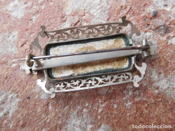 Joyeria: Broche de plata y esmalte &eacute;poca finales del siglo XVIII - Foto 4