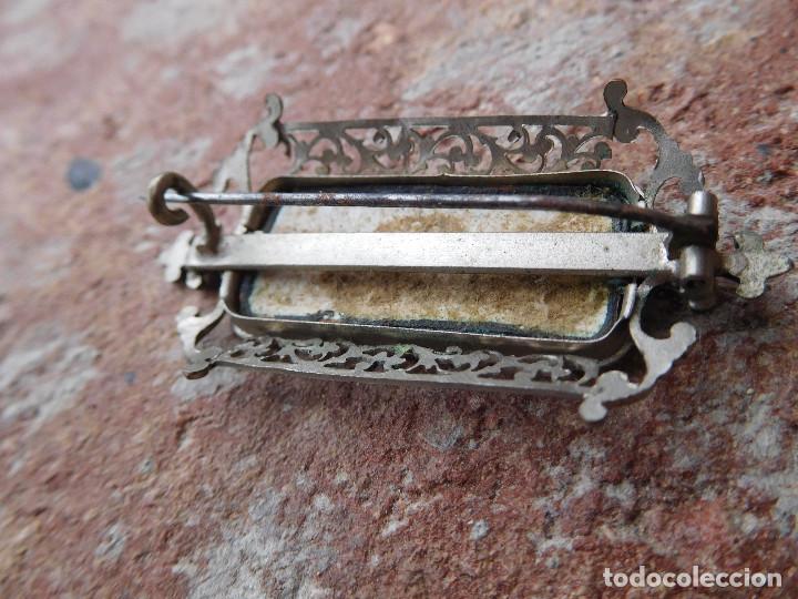 Joyeria: Broche de plata y esmalte &eacute;poca finales del siglo XVIII - Foto 5