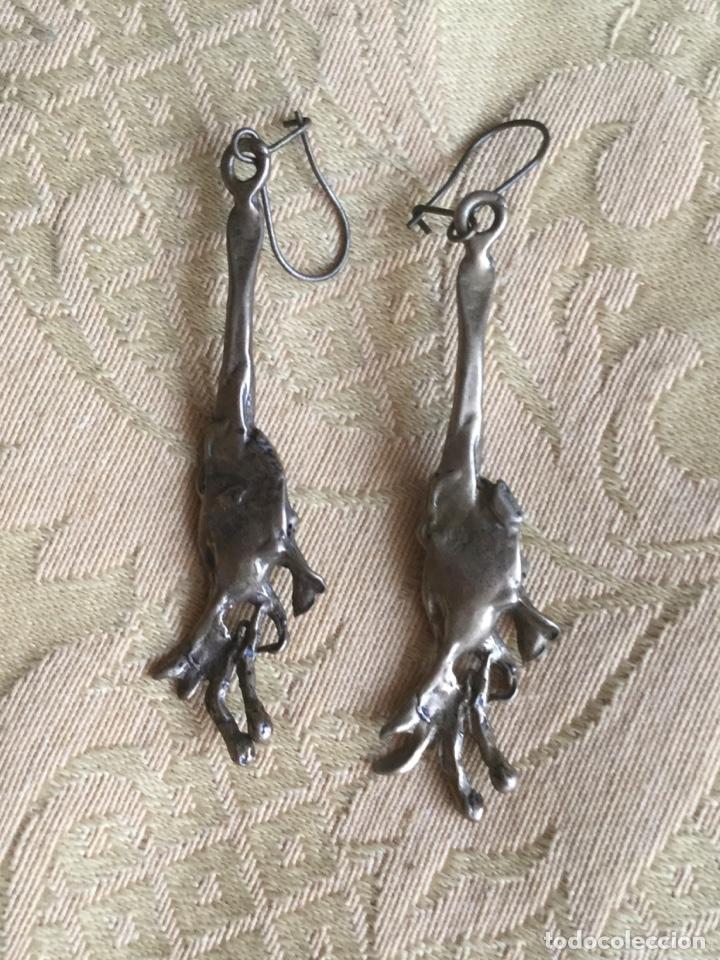 Joyeria: ANTIGUOS PENDIENTES DE BRONCE HECHOS A MANO - Foto 3