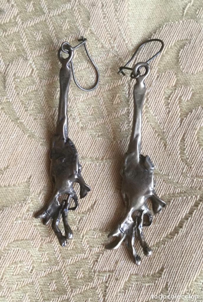 Joyeria: ANTIGUOS PENDIENTES DE BRONCE HECHOS A MANO - Foto 5