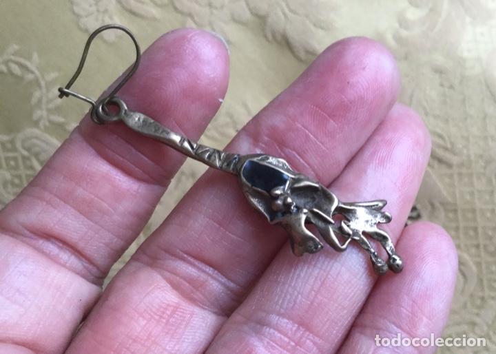 Joyeria: ANTIGUOS PENDIENTES DE BRONCE HECHOS A MANO - Foto 7