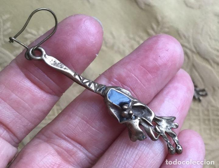 Joyeria: ANTIGUOS PENDIENTES DE BRONCE HECHOS A MANO - Foto 8