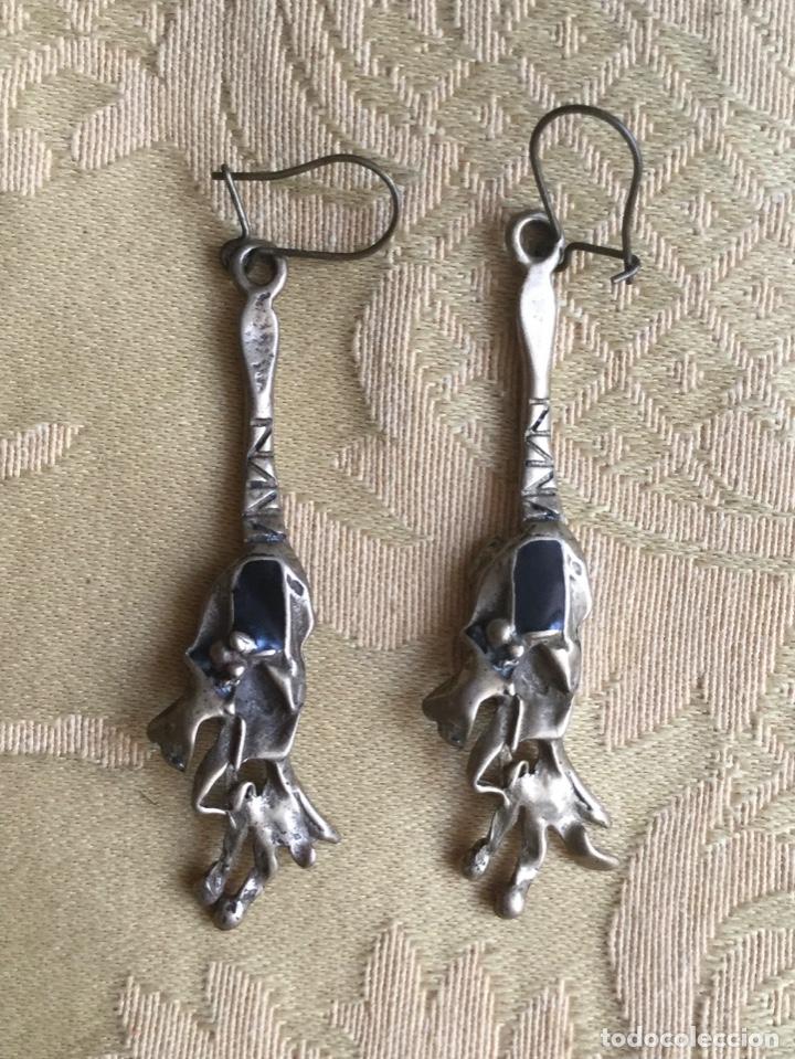 Joyeria: ANTIGUOS PENDIENTES DE BRONCE HECHOS A MANO - Foto 10
