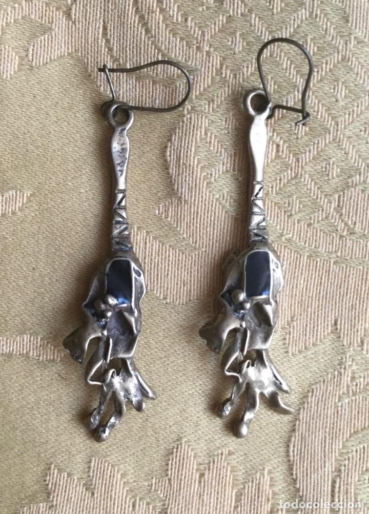 Joyeria: ANTIGUOS PENDIENTES DE BRONCE HECHOS A MANO - Foto 1