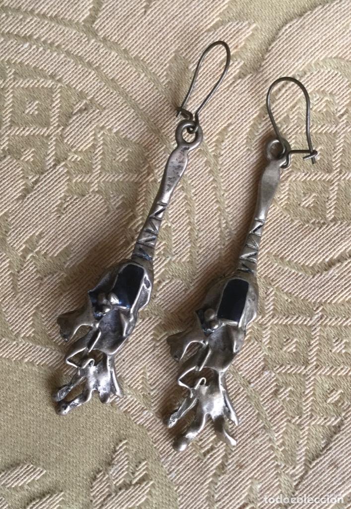 Joyeria: ANTIGUOS PENDIENTES DE BRONCE HECHOS A MANO - Foto 6