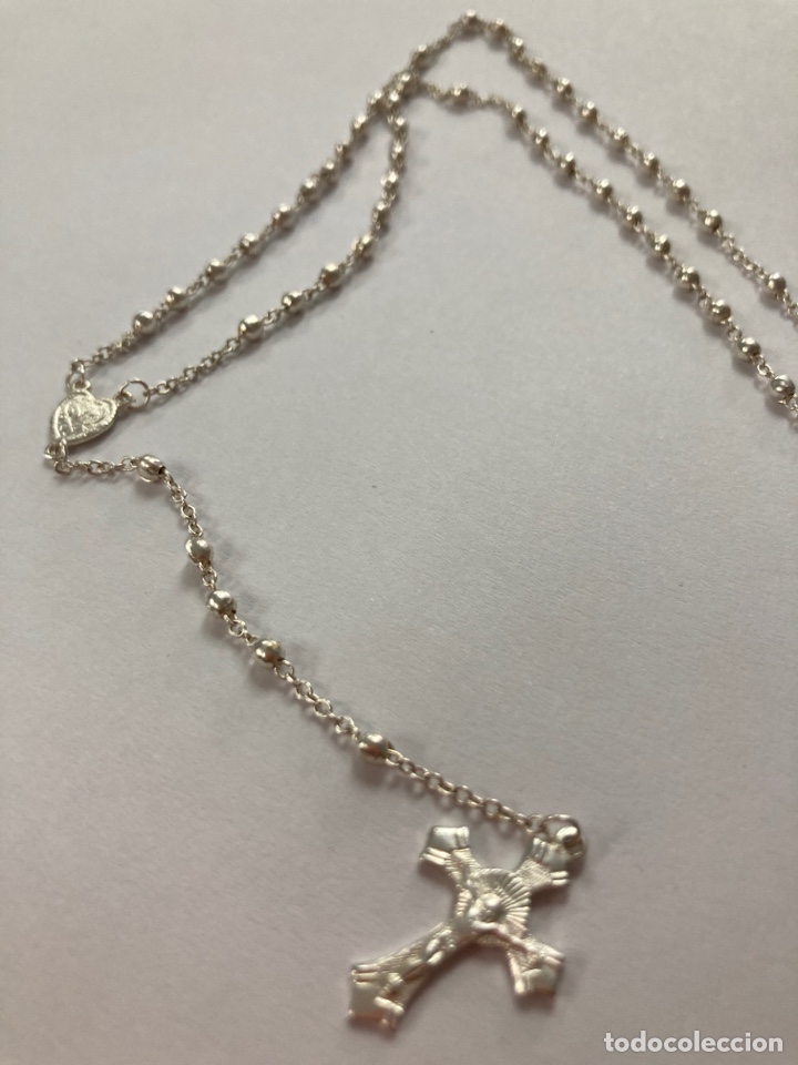 Joyeria: Gargantilla / rosario de plata - Foto 2