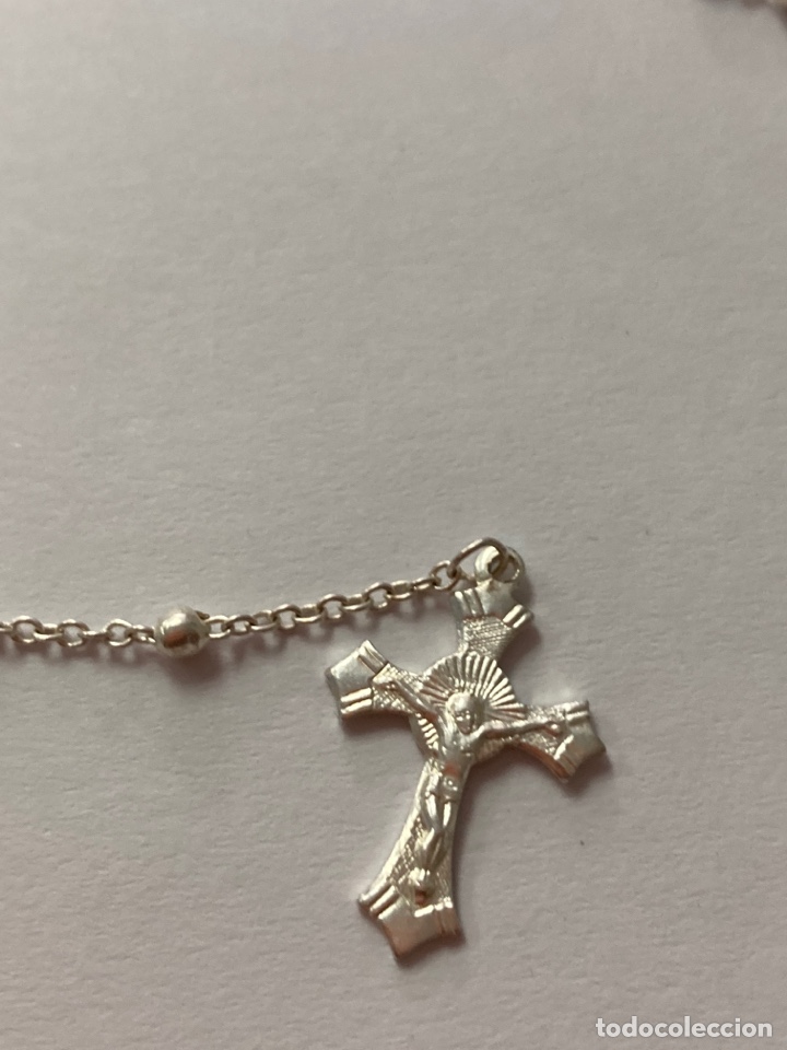 Joyeria: Gargantilla / rosario de plata - Foto 3
