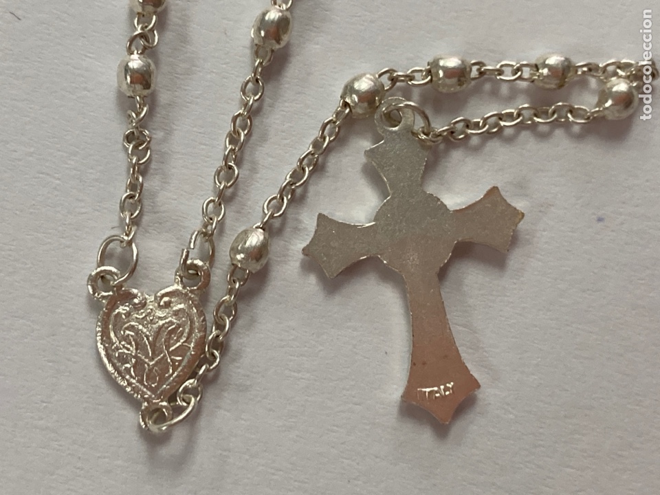 Joyeria: Gargantilla / rosario de plata - Foto 4